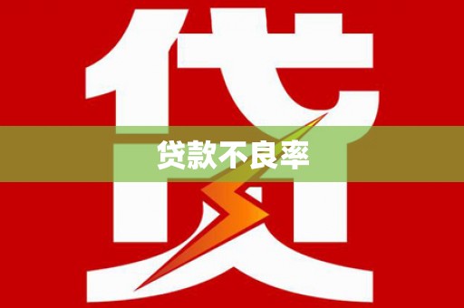 随州贷款不良率