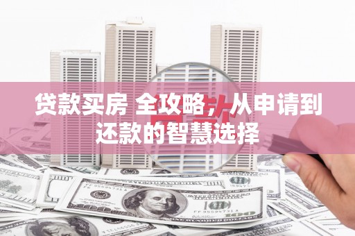 沈丘贷款买房 全攻略，从申请到还款的智慧选择