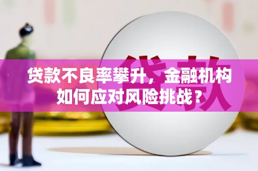 门头沟贷款不良率攀升，金融机构如何应对风险挑战？
