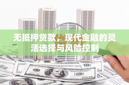 巨野无抵押贷款，现代金融的灵活选择与风险控制