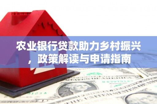 宁晋农业银行贷款助力乡村振兴，政策解读与申请指南