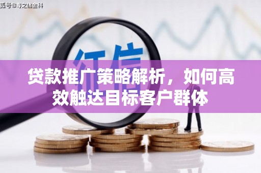 安仁贷款推广策略解析，如何高效触达目标客户群体