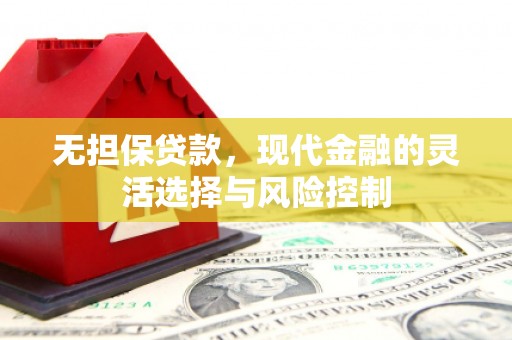 东台无担保贷款，现代金融的灵活选择与风险控制