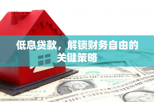 夏县低息贷款，解锁财务自由的关键策略