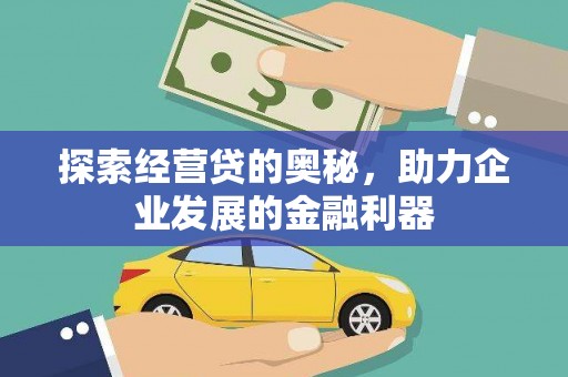 桃山探索经营贷的奥秘，助力企业发展的金融利器