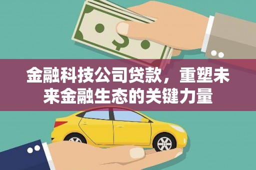 申扎金融科技公司贷款，重塑未来金融生态的关键力量