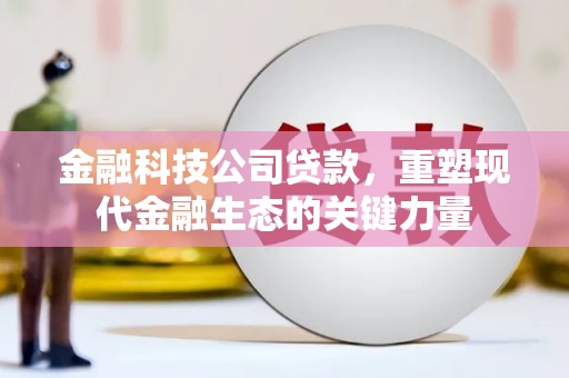 北京金融科技公司贷款，重塑现代金融生态的关键力量