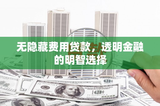 塘厦无隐藏费用贷款，透明金融的明智选择