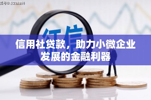 西盟信用社贷款，助力小微企业发展的金融利器