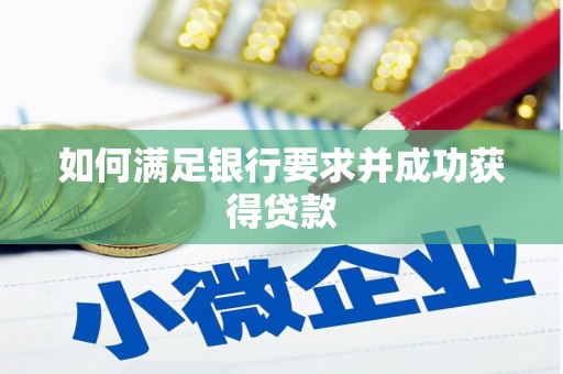 武义如何满足银行要求并成功获得贷款